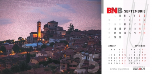 Calendar de birou, peisaje 2025